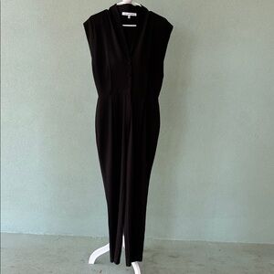 Cupcakes and Cashmere Sleeveless Black Jumpsuit